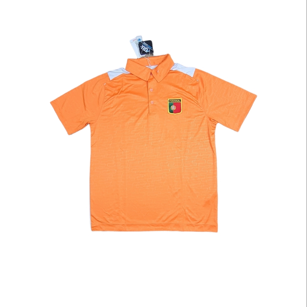 New North End Sports Polo Shirt with Portugal 🇵🇹 flag patch. Size Medium